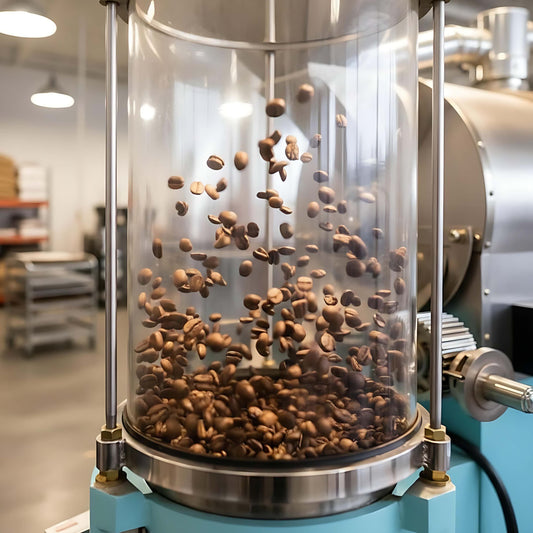 Fluid bed coffee roaster air roasting Joyground Coffee beans