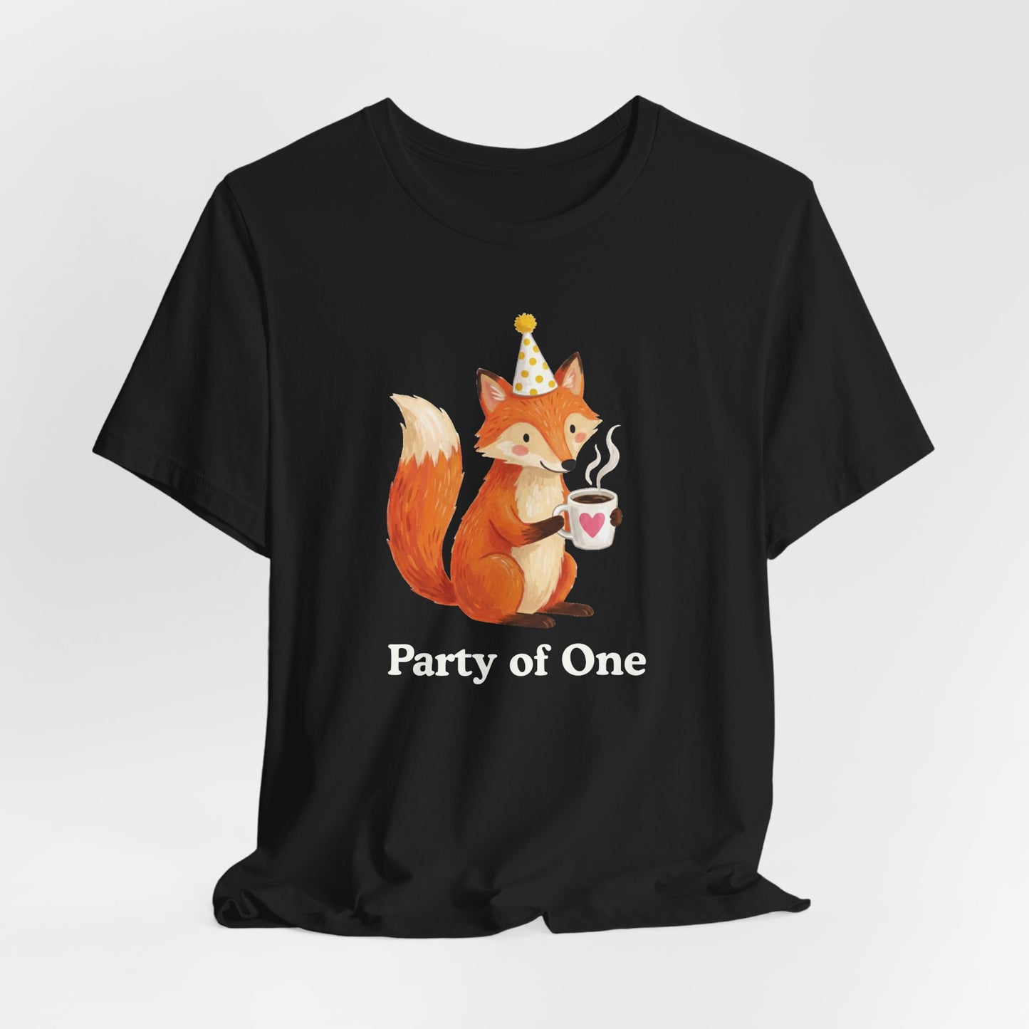 Party of One Fox Super Soft T-Shirt