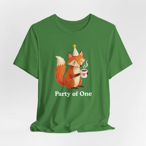 Party of One Fox Super Soft T-Shirt