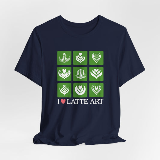 I Heart Latte Art T-Shirt