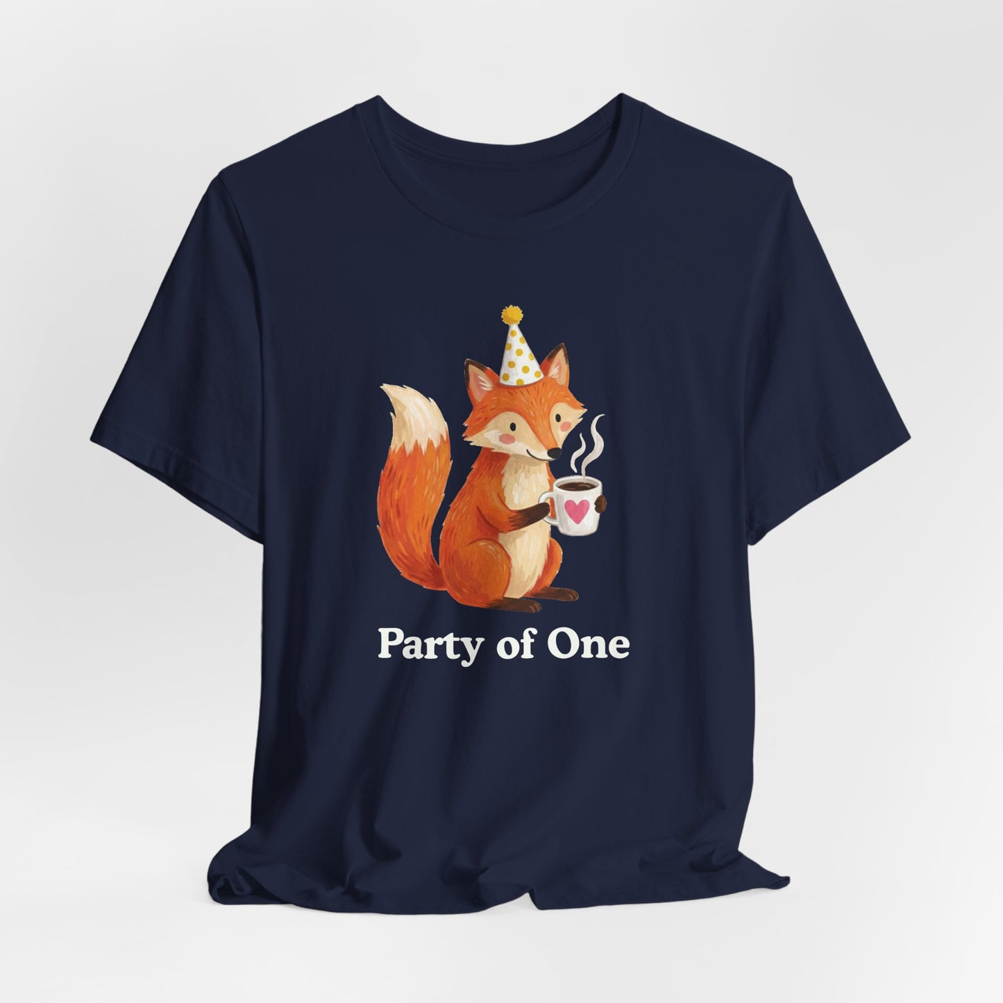 Party of One Fox Super Soft T-Shirt