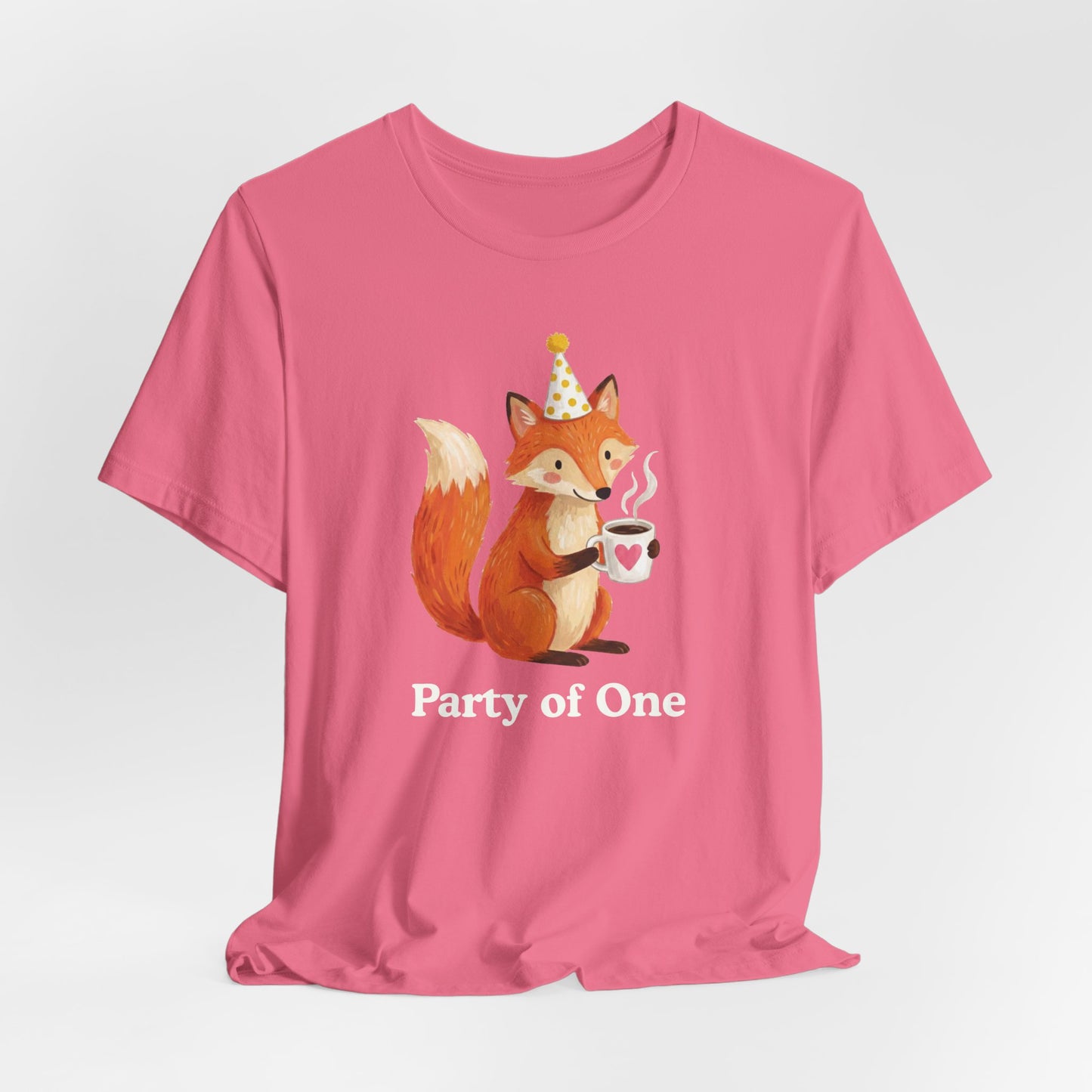 Party of One Fox Super Soft T-Shirt
