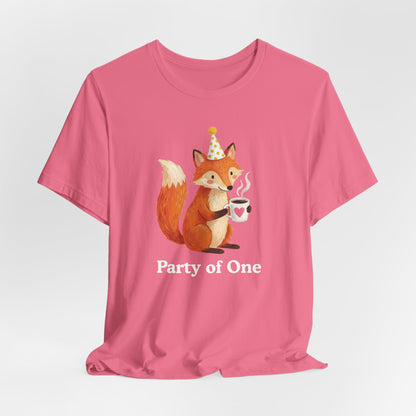 Party of One Fox Super Soft T-Shirt