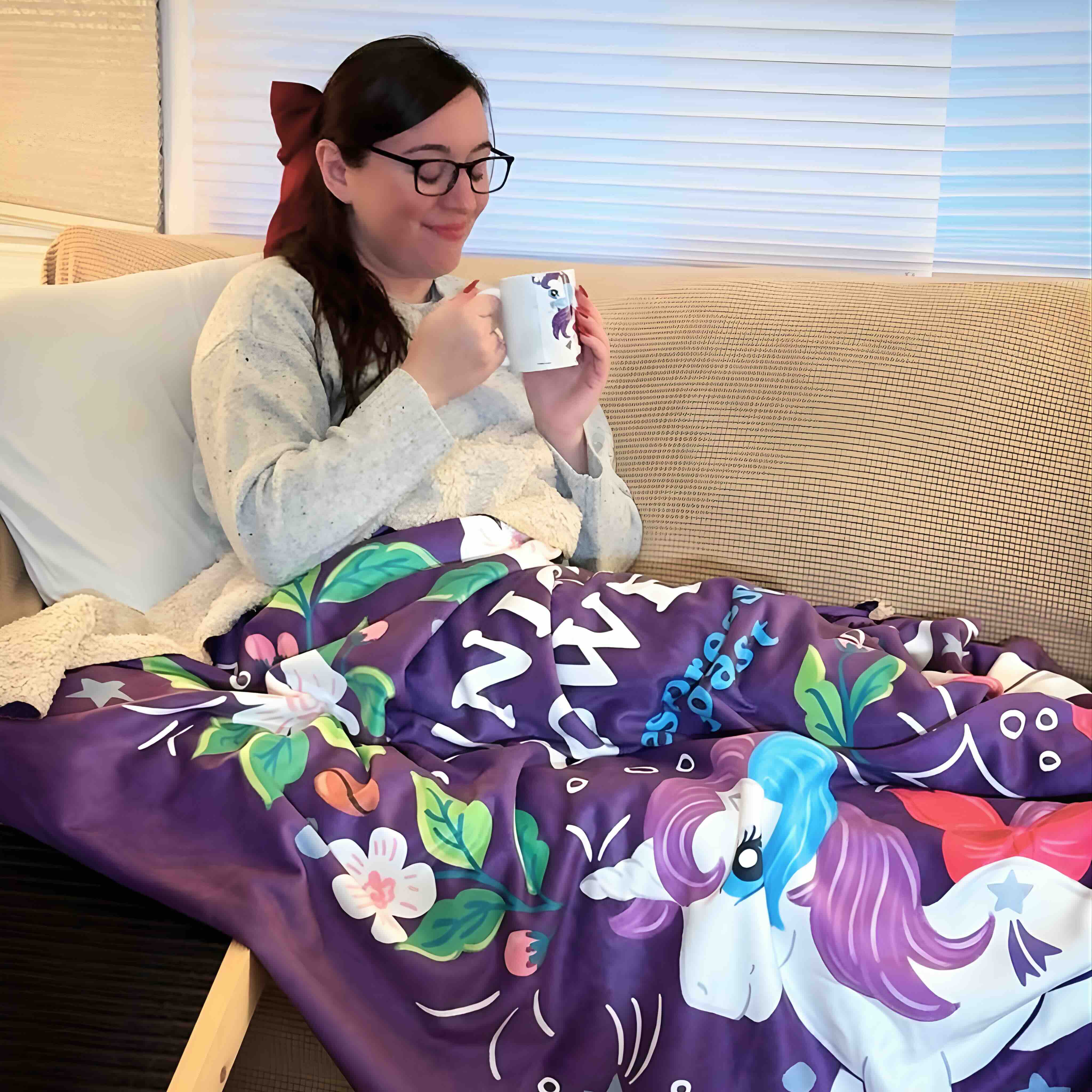 My Little Pony Firefly Sherpa Fleece Throw Blanket – Joyground Coffee