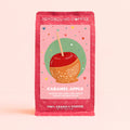 Joyground Coffee caramel apple flavored coffee pink bag