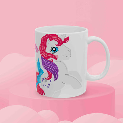 My Little Pony Moondancer G1 Joyground Coffee mug on pink product display