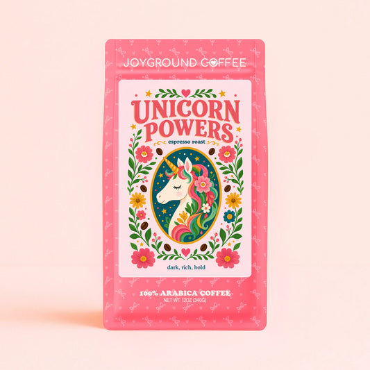 Unicorn Powers Espresso Roast Coffee