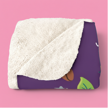 My Little Pony Unicorn Powers Sherpa Fleece Throw Blanket