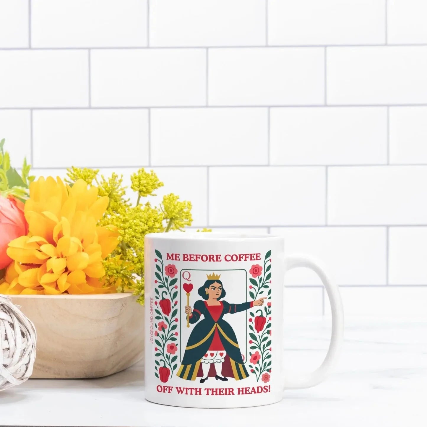 Wonderland Off with their Heads Mug Joyground Coffee